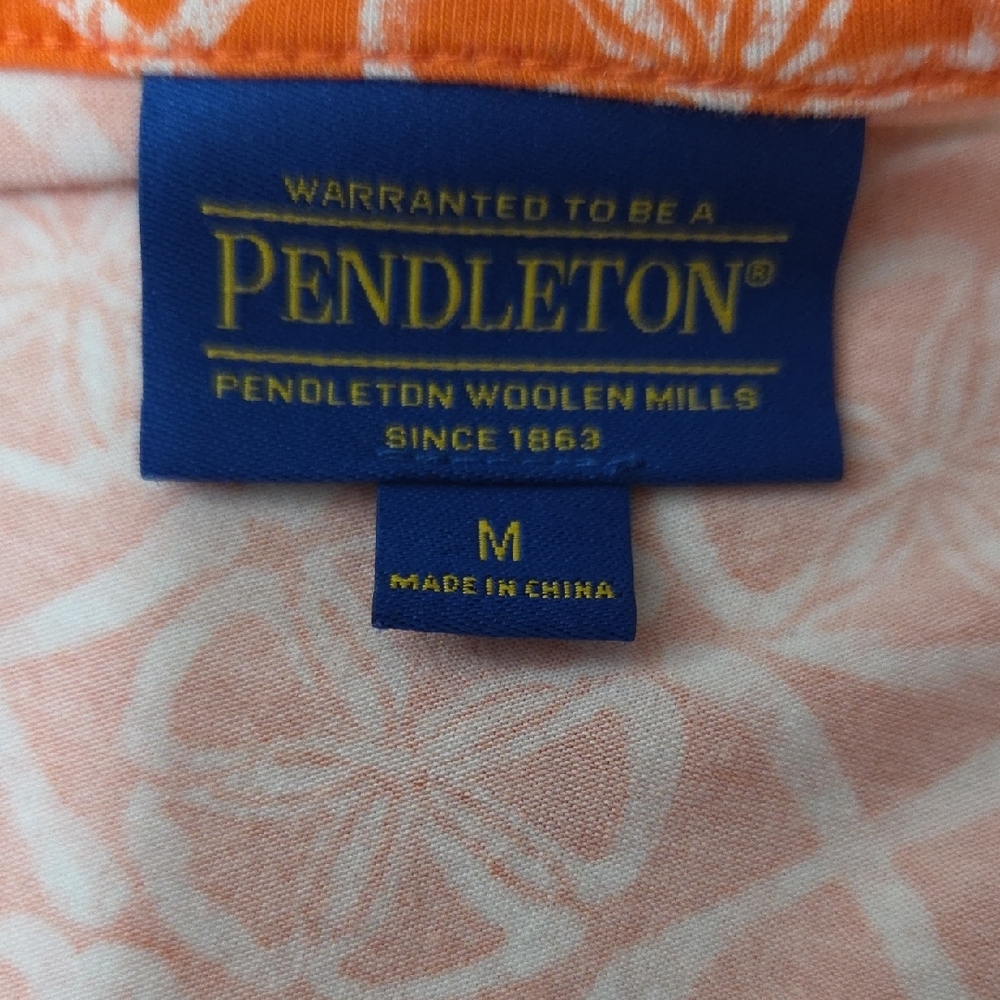 Pendleton Orange Patterned Long Sleeve Dress - image 6